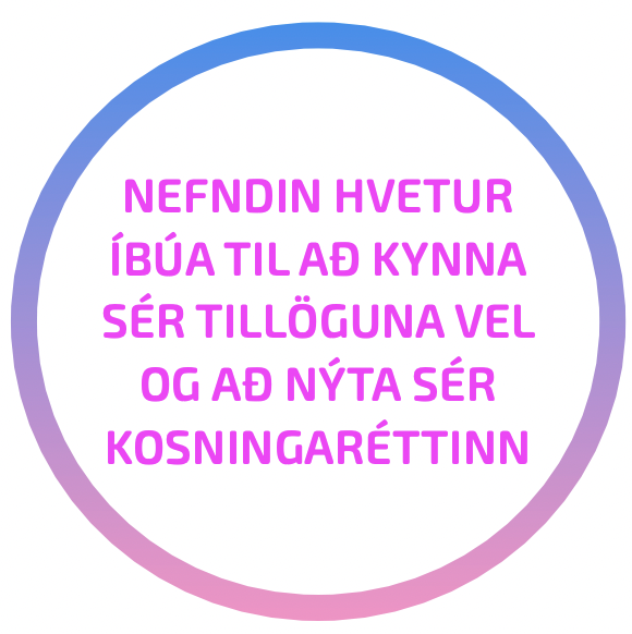Kynningarbæklingur á leið í hvert hús